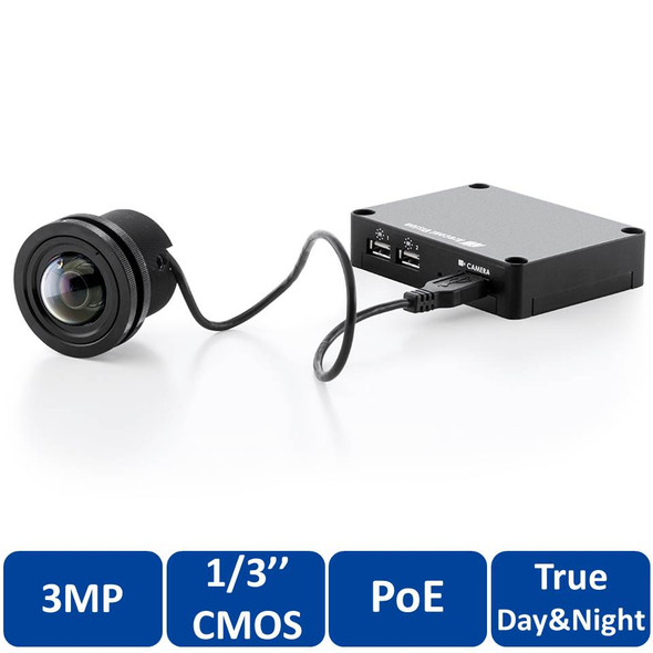 Arecont Vision AV3195DN-NL MegaVideo Flex 3MP Modular IP Security Camera - Lens Sold Separate, 1/3'' CMOS, Remote Focus, True DAY&NIGHT