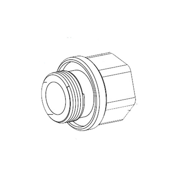 Bosch MIC-M25XNPT34 Adapter - M25 to 3/4"NPT, stainless steel - 1