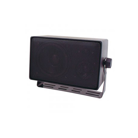 Speco DMS3TS 3-Way Indoor/Outdoor All-Purpose Speaker with 70/25V Transformer, Black - 1