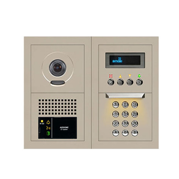 Aiphone GTV-DES202B 10-Key Video Entrance Panel Kit, 2x2 Size - 1