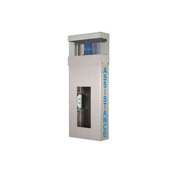 Aiphone WB-HA Wall Box with Hooded Light and ASSISTANCE Lettering - 1