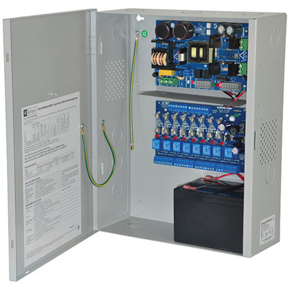 Altronix eFlow102NA8V Access Power Controller with Power Supply/Charger - 8 Fused Relay Outputs - 1