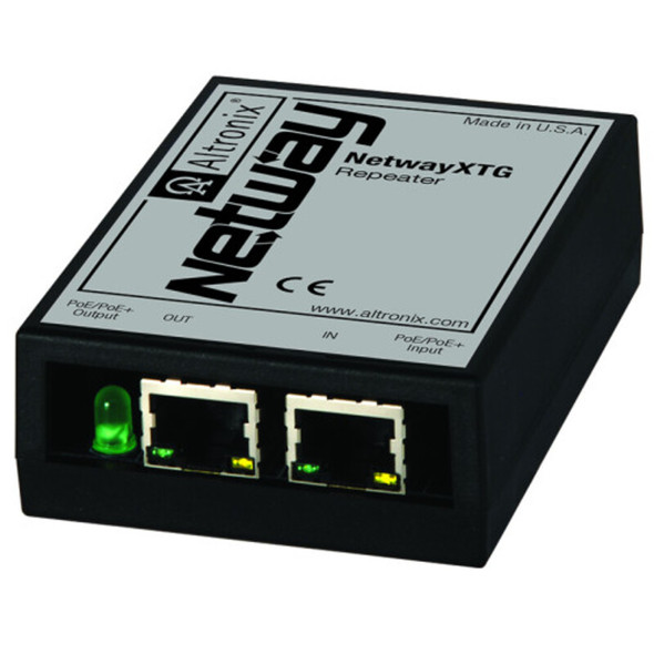 Altronix NetWayXTG PoE+ Gigabit repeater module interface - 1