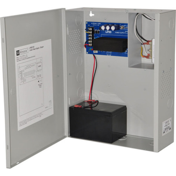 Altronix LPS3C12X Linear Power Supply/Charger - Single Class 2 Output - 1