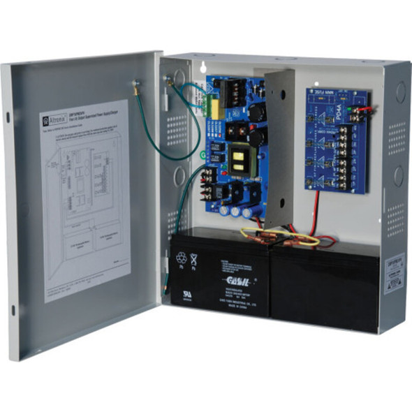Altronix SMP10PM24P4 Power Supply Charger - 4 Fused Outputs - 1