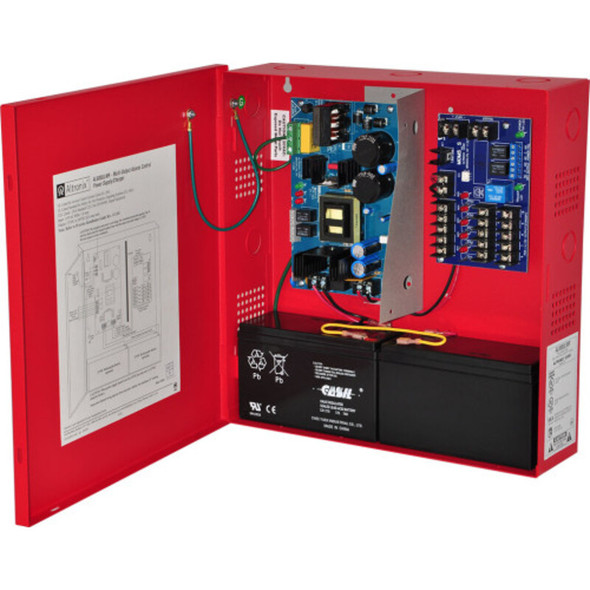 Altronix AL600ULMR Access Power Distribution Module with Power Supply/Charger - 5 PTC Class 2 Outputs - 1