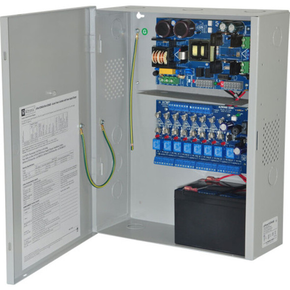 Altronix eFlow102NA8 Access Power Controller with Power Supply/Charger - 8 Fused Relay Outputs - 1
