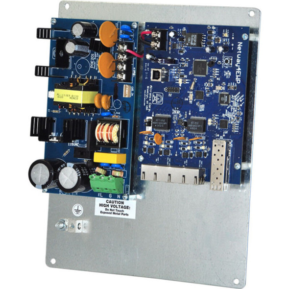 Altronix NetWay4EPL Indoor/Outdoor PoE+ Hardened Switch - 1