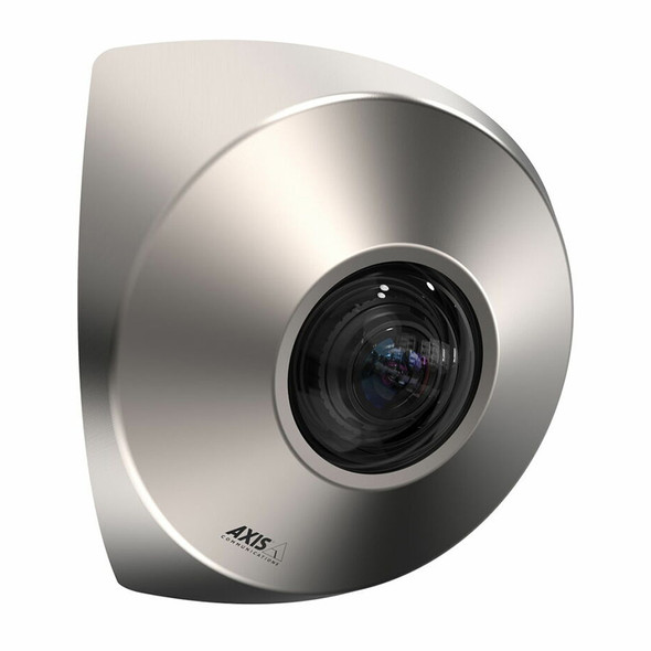 AXIS P9106-V 3MP Indoor Corner IP Security Camera, Brushed Steel - 01553-001
