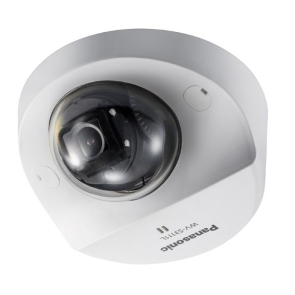 Panasonic WV-S3111L 1.3MP H.265 Compact Dome IP Security Camera with iA (intelligent Auto)