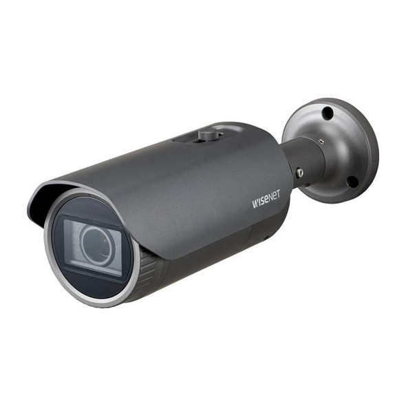 Samsung Hanwha QNO-8080R 5MP H.265 IR Outdoor Bullet IP Security Camera - 1