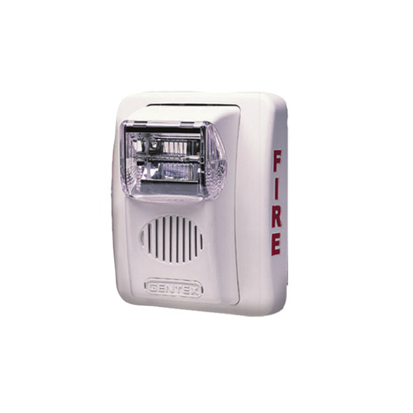 Bosch WGEC24-75WWLP Weatherproof Low-profile Horn Strobe (off-white) - 1
