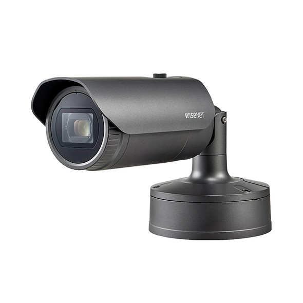 Samsung Hanwha XNO-6120R/LPR 2MP IR Outdoor Bullet IP Security Camera - 1