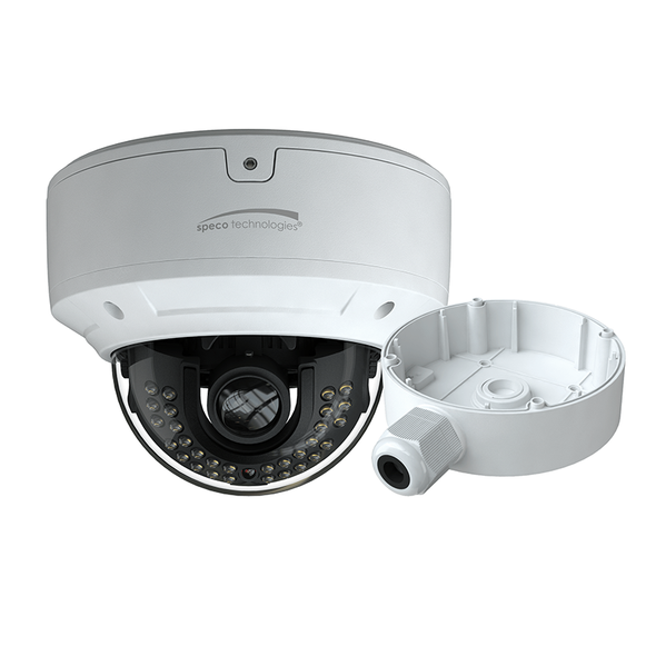 Speco O4D7M 4MP H.265 Outdoor Dome IP Security Camera with Advanced Analytics