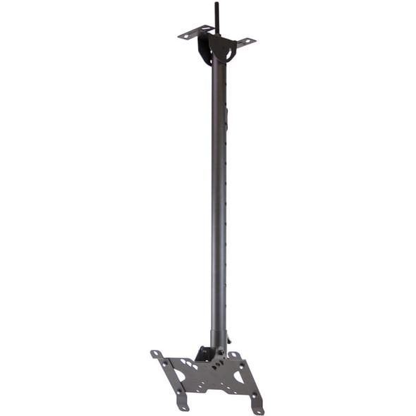 ViewZ VZ-CM308B Telescopic Ceiling Mount, 3' to 8' Length, Black - 1