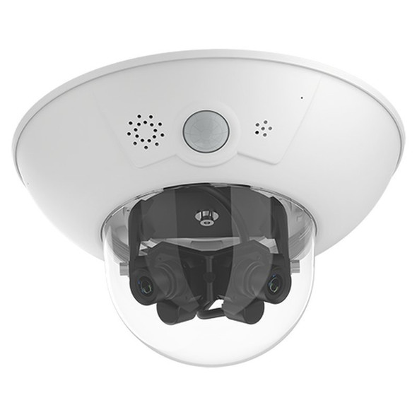 Mobotix MX-D16B-P-6D6D041 6MP Outdoor Multi-sensor IP Security Camera with Speaker, Built-in Microphone, PIR Sensor - 1