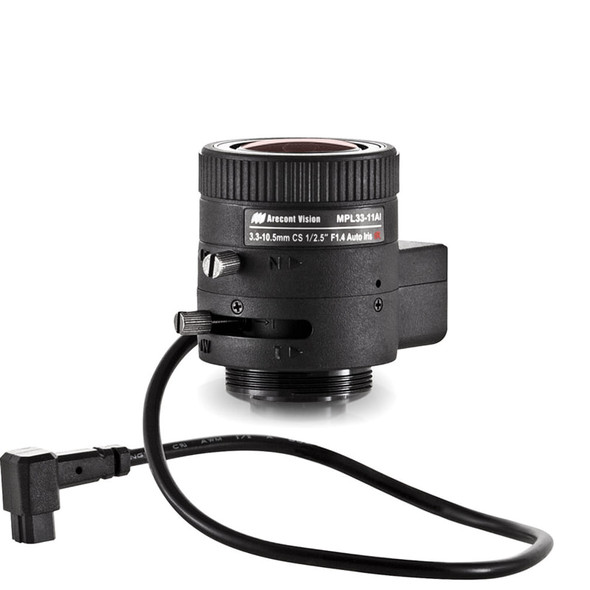 Arecont Vision MPL33-12AI Security Camera Lens, 3.3-11mm, 1/2.5, f1.4 CS-mount, IR corrected, DC Auto Iris - 1
