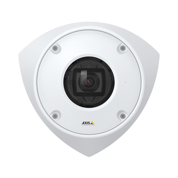 AXIS Q9216-SLV White 4MP Outdoor Corner IP Security Camera with Invisible IR, Built-in Microphone, H.265 - 01767-001 - 1