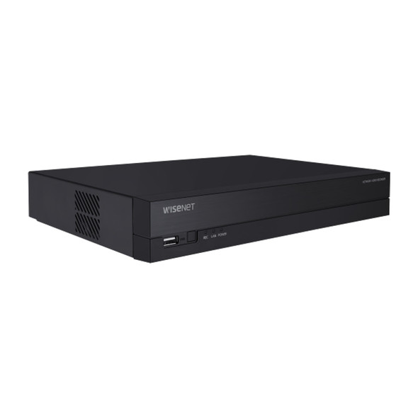 Samsung Hanwha QRN-820S 8 Channel H.265 4K Network Video Recorder with 8 PoE+ ports, No HDD included
