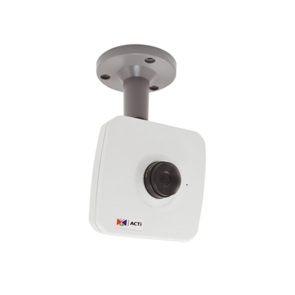 ACTi E13 5MP Indoor Cube IP Security Camera with 2.8mm Fixed Lens, Built-in Microphone - 1