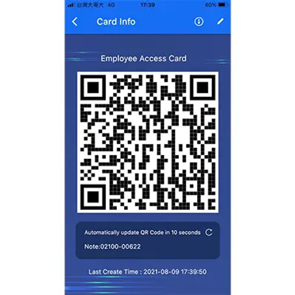 Geovision GV-Mobile Card-1 S/W QR Code - SW-MC000-00000-00000 - 1