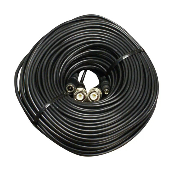 Speco CBL25BB 25' Video Power Extension Cable with BNC/BNC Connectors - 1