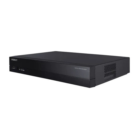 Hanwha Techwin HRX-434 4 Channel HD-TVI/HD-CVI/AHD/Analog + 2 Channel IP DVR, Up to 32FPS @ 8MP, No HDD - 1