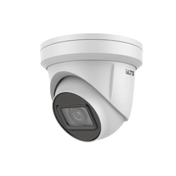 LTS CMIP3283W-SDZ 8MP 4K Night Vision Outdoor Turret IP Security Camera with AI and Motorized Lens - LTCMIP3283W-SDZ - 1