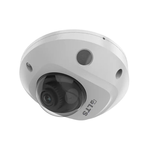 LTS CMIP3142W-28SDA 4MP Night Vision Outdoor Mini Dome IP Security Camera with 2.8mm Fixed Lens - LTCMIP3142W-28SDA - 1