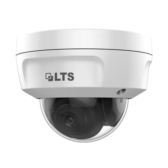 LTS CMIP7382W-28MDA 8MP 4K Night Vision Outdoor Dome IP Security Camera with Built-in Mic - LTCMIP7382W-28MDA - 1