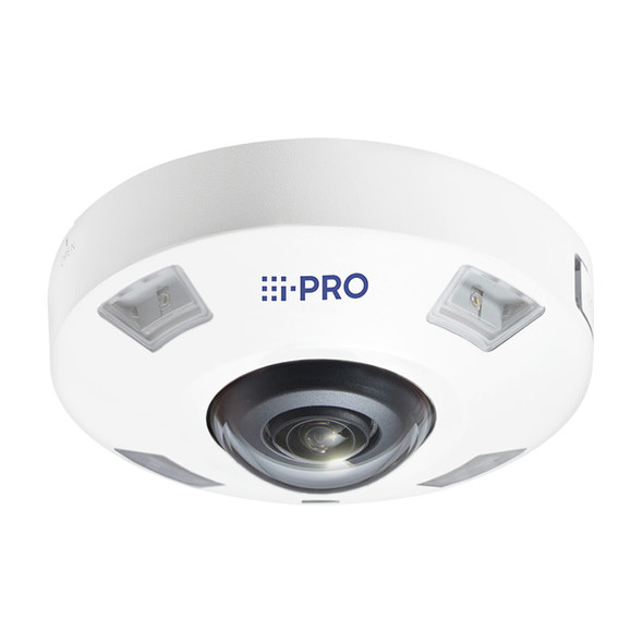 Panasonic WV-S4576L 12MP 4K Night Vision Outdoor Fisheye IP Security Camera with AI engine - 1