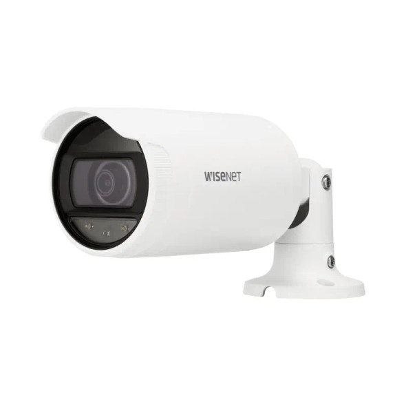 Samsung Hanwha ANO-L7082R 4MP Night Vision Outdoor Bullet IP Security Camera, 3.3-10.3mm Varifocal Lens - 1