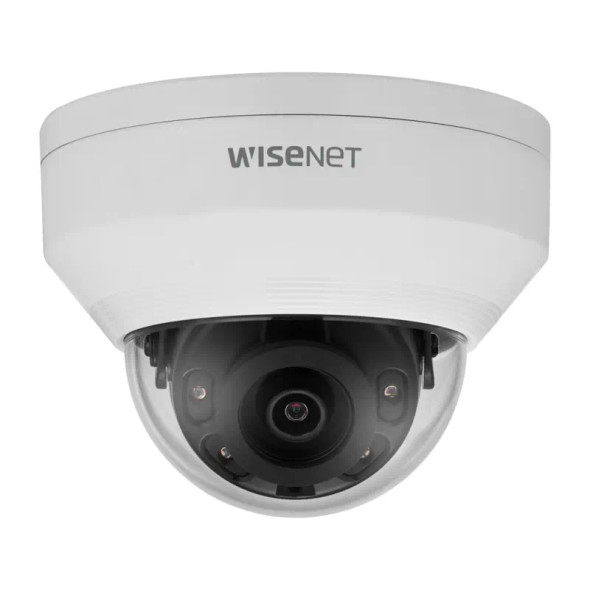 Samsung Hanwha ANV-L7012R 4MP Night Vision Outdoor Dome IP Security Camera, 3mm Fixed Lens - 1