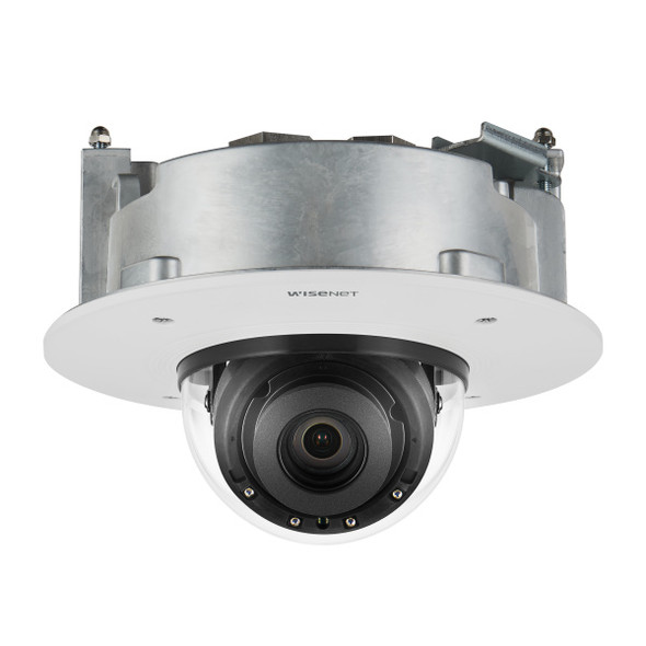Samsung Hanwha PND-A9081RF 8MP 4K Indoor Flush Mount Dome IP Security Camera with AI - 1