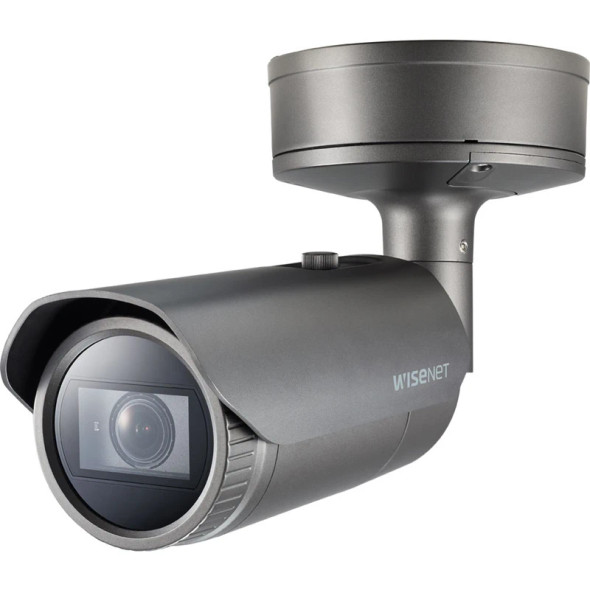 Samsung Hanwha PNO-A6081R 2MP Night Vision Outdoor Bullet IP Security Camera with 2.13x Optical Zoom - 1