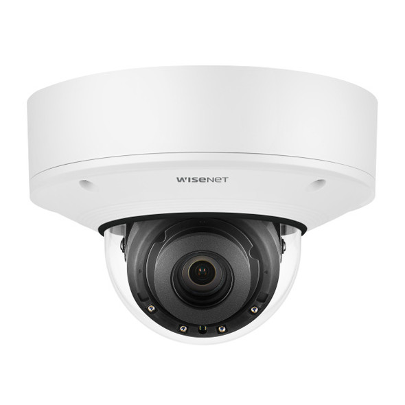 Samsung Hanwha PNV-A9081RLP 8MP 4K Night Vision Outdoor Dome License Plate Recognition IP Security Camera - 1