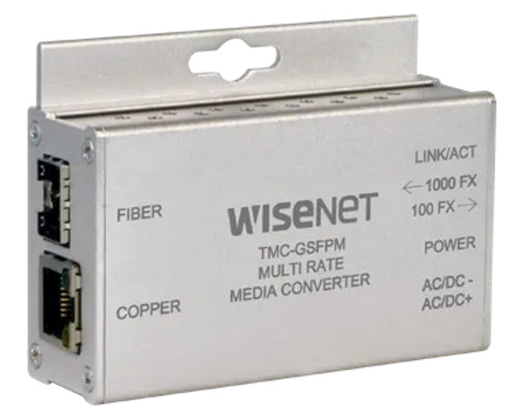 Samsung Hanwha TMC-GSFPM Mini-Size 1Gbps Ethernet Media Converter