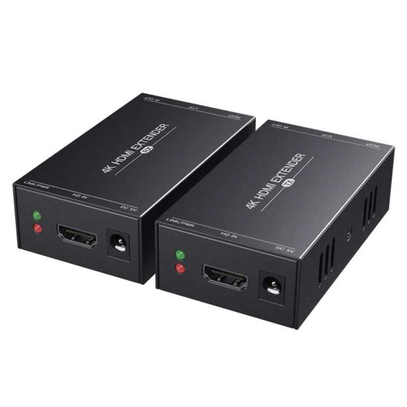 ENS HDMI-ED4K02 4K HDMI UTP Extender, Transmits HDMI video/audio up to 328ft over a CAT6 