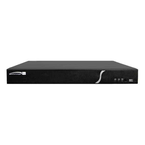 Speco H24HRLN32TB 24 Channel 4K Hybrid Digital Video Recorder, 32TB HDD - 1