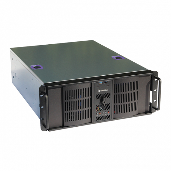 Geovision UVS-RS-i708A-080 80 Channel, 4U 8 Bay UVS Recording Server, i7, No HDD - 94-RS08A-080 - 1