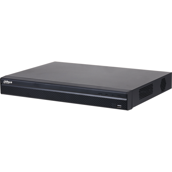 Dahua N42C2P2 8 Channel 4K Network Video Recorder with Built-in Poe Ports, 2TB HDD - 1