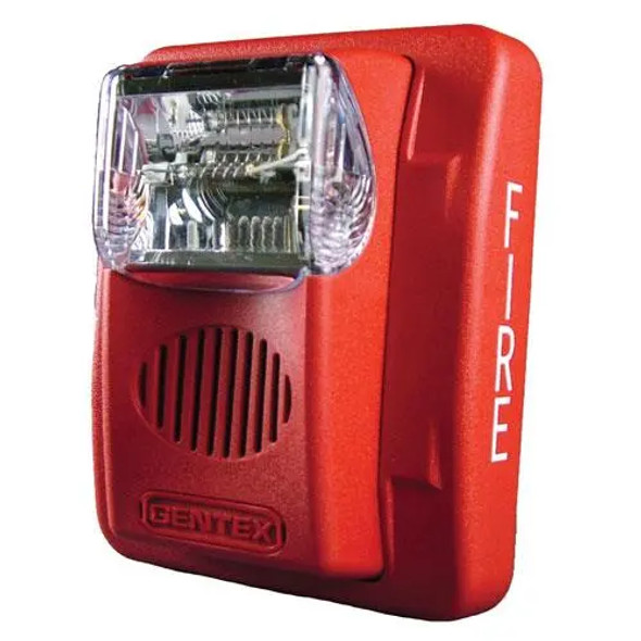Bosch GEC24-15/75WR 24VDC Horn Strobe with 15/75cd Strobe Candela, Red - 1