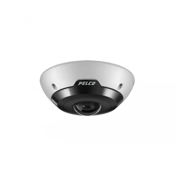 Pelco IMF122-1ERS 12MP Night Vision Outdoor Panoramic Fisheye IP Security Camera with 1.6mm Lens and Built-in Microphone - 1