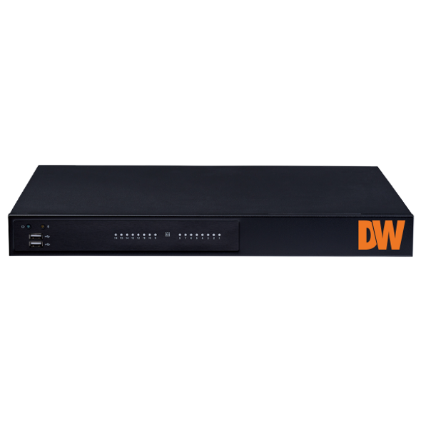Digital Watchdog DW-BJCX24T-LX 24 Channel 80Mbps Network Video Recorder with 16 PoE Ports, 24TB HDD - 1