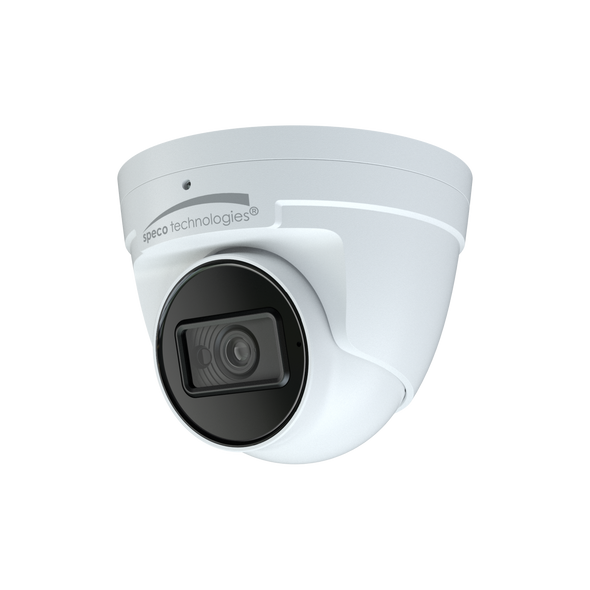 Speco O4VT2 4MP Night Vision Outdoor Turret IP Security Camera with Built-in Microphone, 2.8mm Fixed Lens