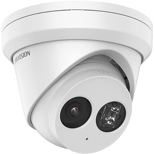 Hikvision DS-2CD2383G2-IU(2.8MM) 8MP 4K Night Vision Outdoor Turret IP Security Camera with Built-in Microphone - 1