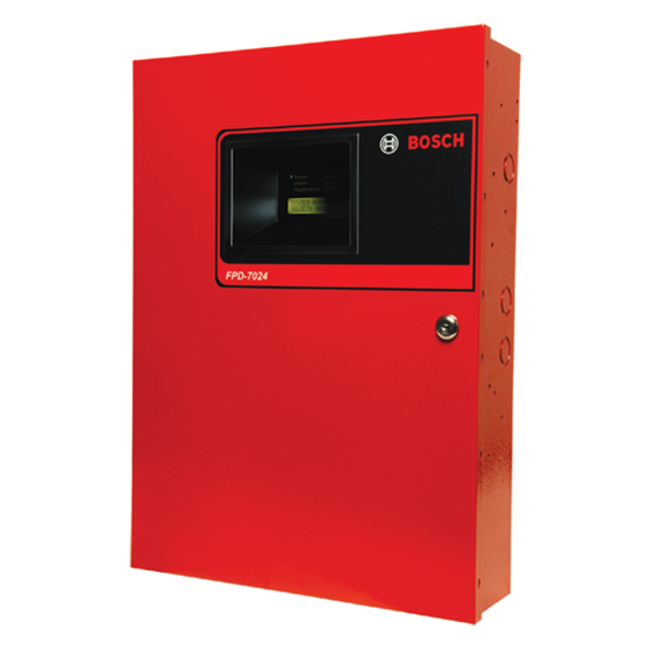 Bosch FPD-7024 Fire panel, 4-zone 24V, red enclosure - 1