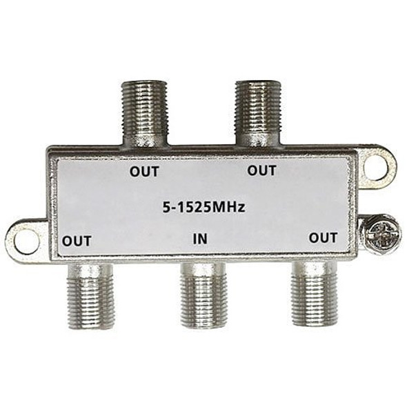 W Box 0E-COAXSP4 4-Way Digital Coax Splitter W Box 0E-COAXSP4 4-Way Digital Coax Splitter