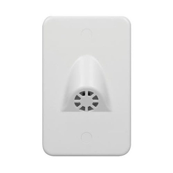 W Box 0E-1GANGDRSR Single Gang 110 dB Indoor/Outdoor Directional Piezo Siren, White