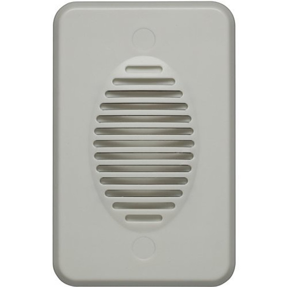 W Box 0E-1GANGSIRN Single Gang 105 dB Indoor/Outdoor Flush Mount Siren, White